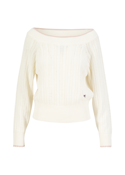 Knitted Jumper Delicious Summer dreamy white knit
