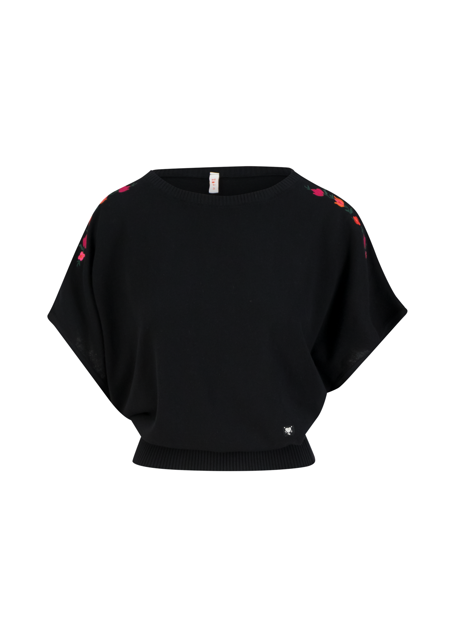 Knitted Top Picnic Friend elegant lady in black