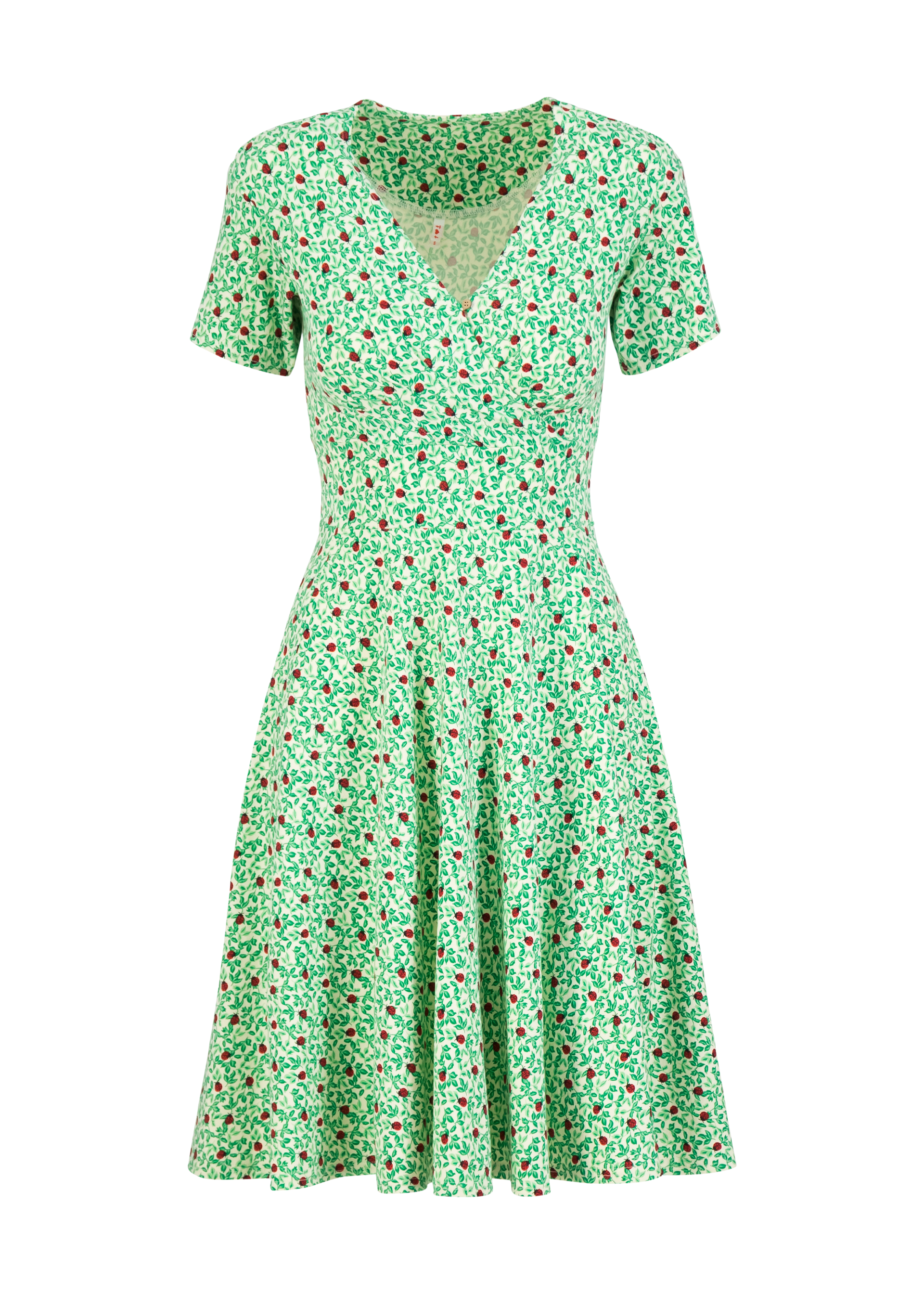 Shalala Tralala Spring Dress Leafy Ladybug