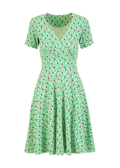 Shalala Tralala Spring Dress Leafy Ladybug
