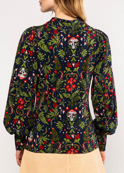 Jersey Top Whimsical Delight dreamy mushroom carpet