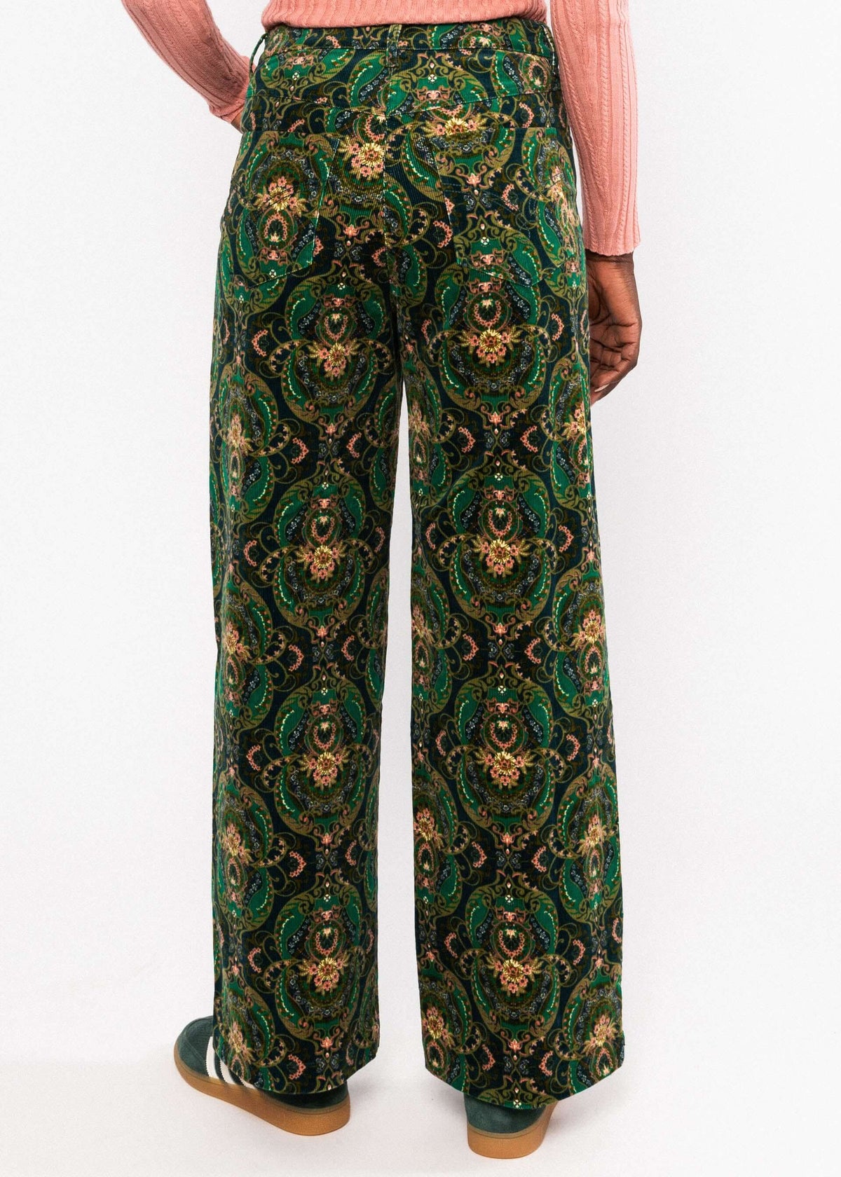 Corduroy Pants High Waist Marlotte - SoMuch Fashion