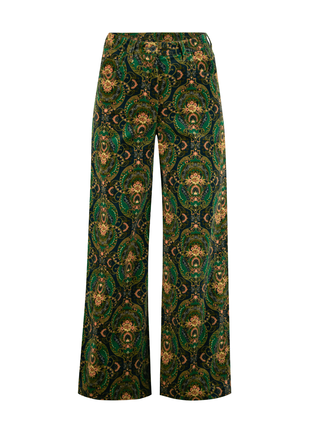 Corduroy Pants High Waist Marlotte - SoMuch Fashion