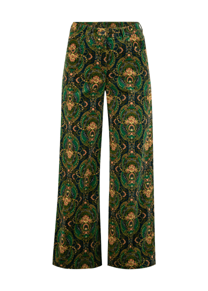Corduroy Pants High Waist Marlotte - SoMuch Fashion