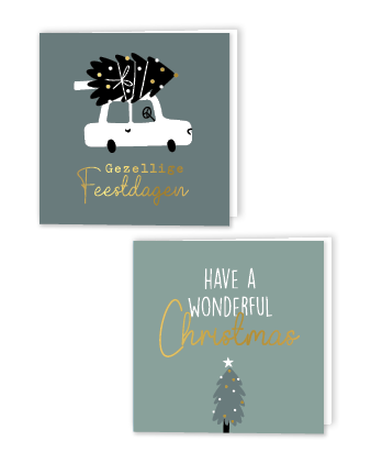 Kerst Kaarten in doosje