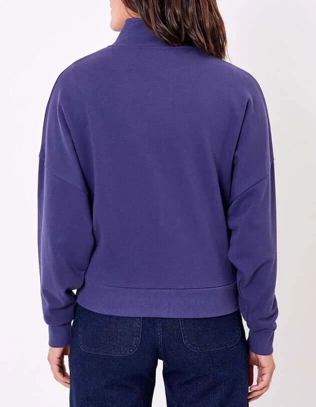 Tresor Organic cotton zip-up sweatshirt