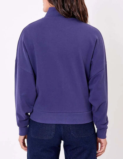 Tresor Organic cotton zip-up sweatshirt