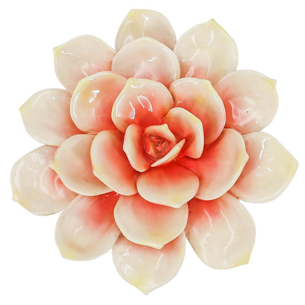 Wanddecoratie bloem pastel