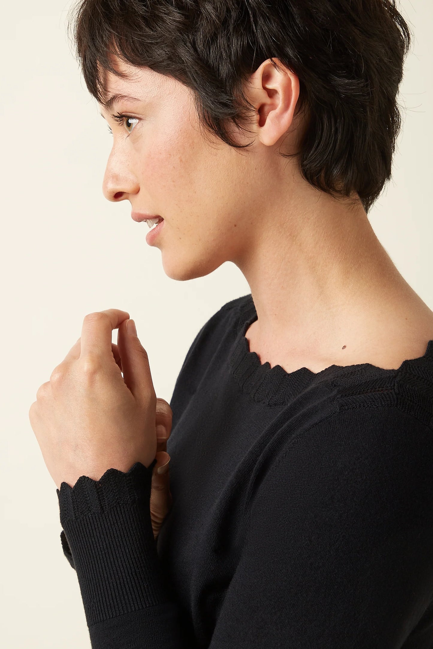 Audrey Top Cocoon Zwart