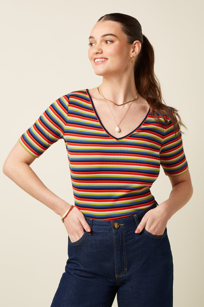 Carice V Top Samui Stripe