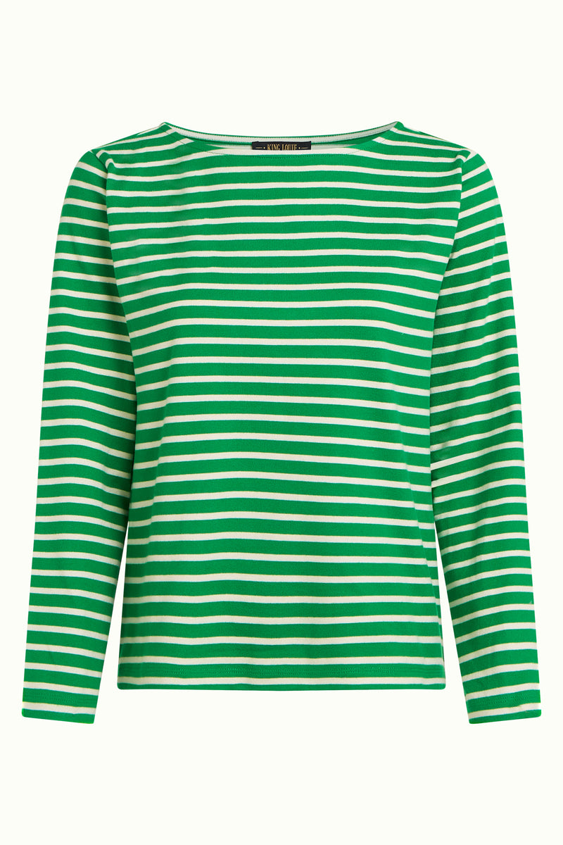 Boatneck Top Britney Stripe