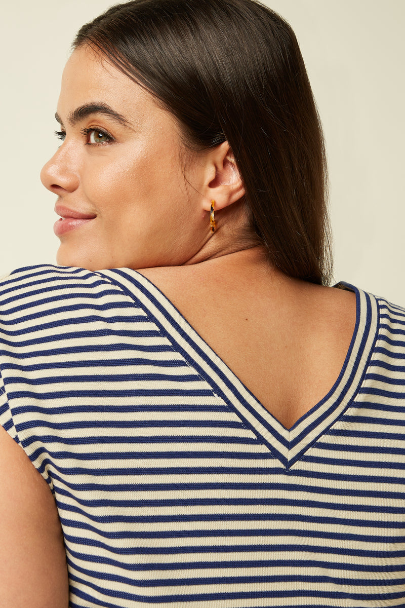 Double V Top Mariniere Stripe