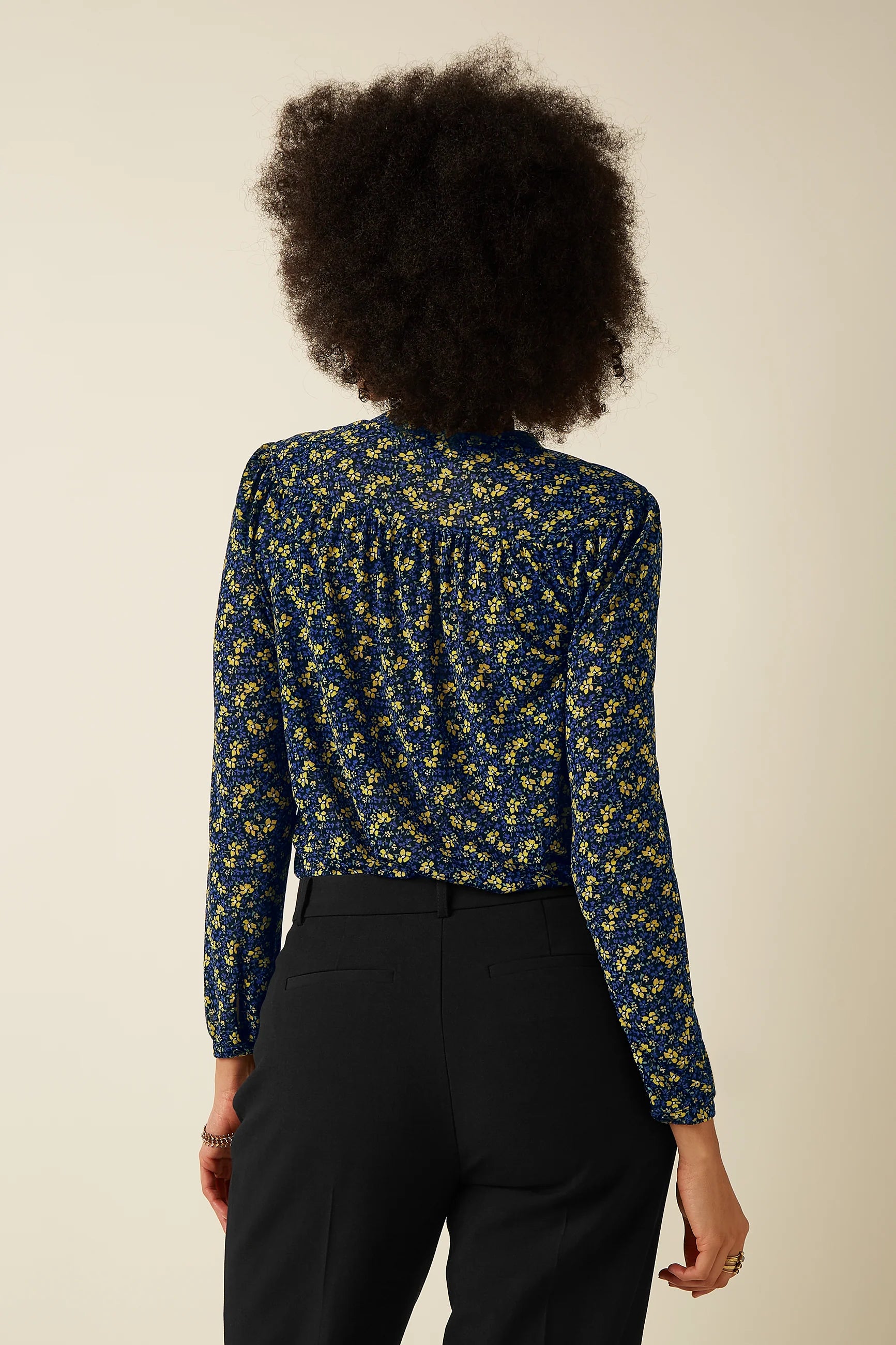 Lisa Blouse Juniper Mesh