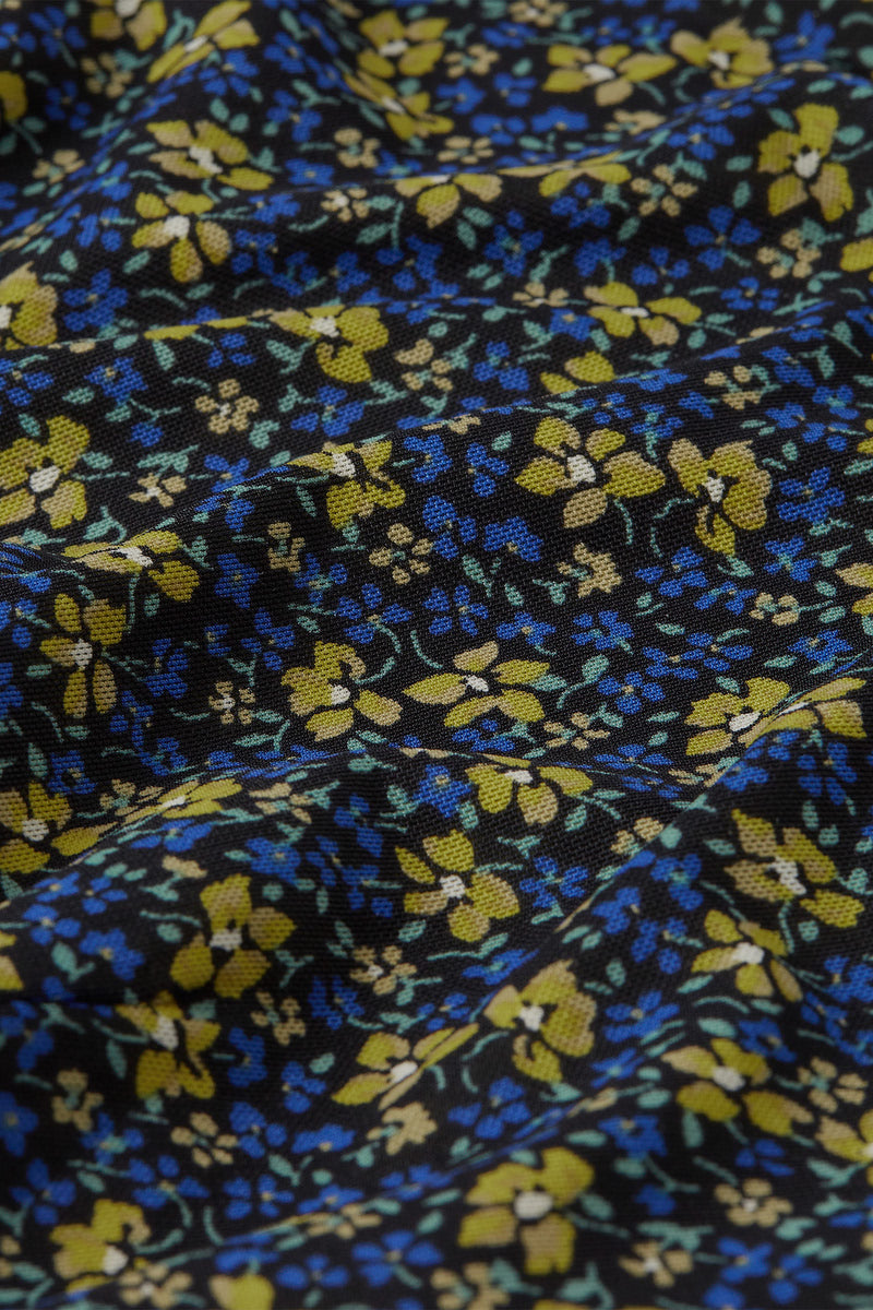 mesh top met bloemen 