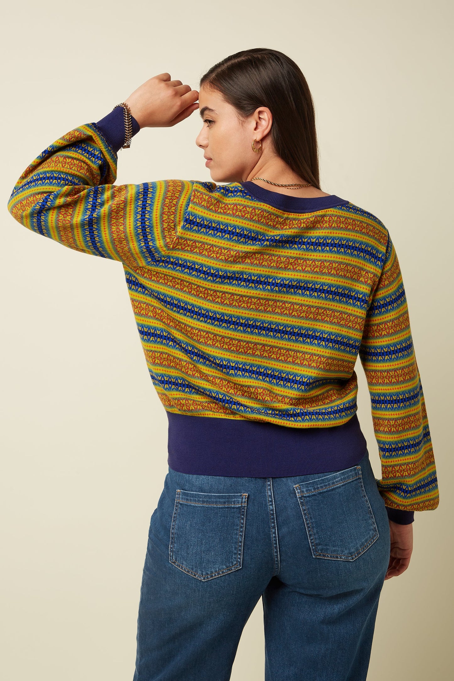 Bell Top V-Neck Rosedale
