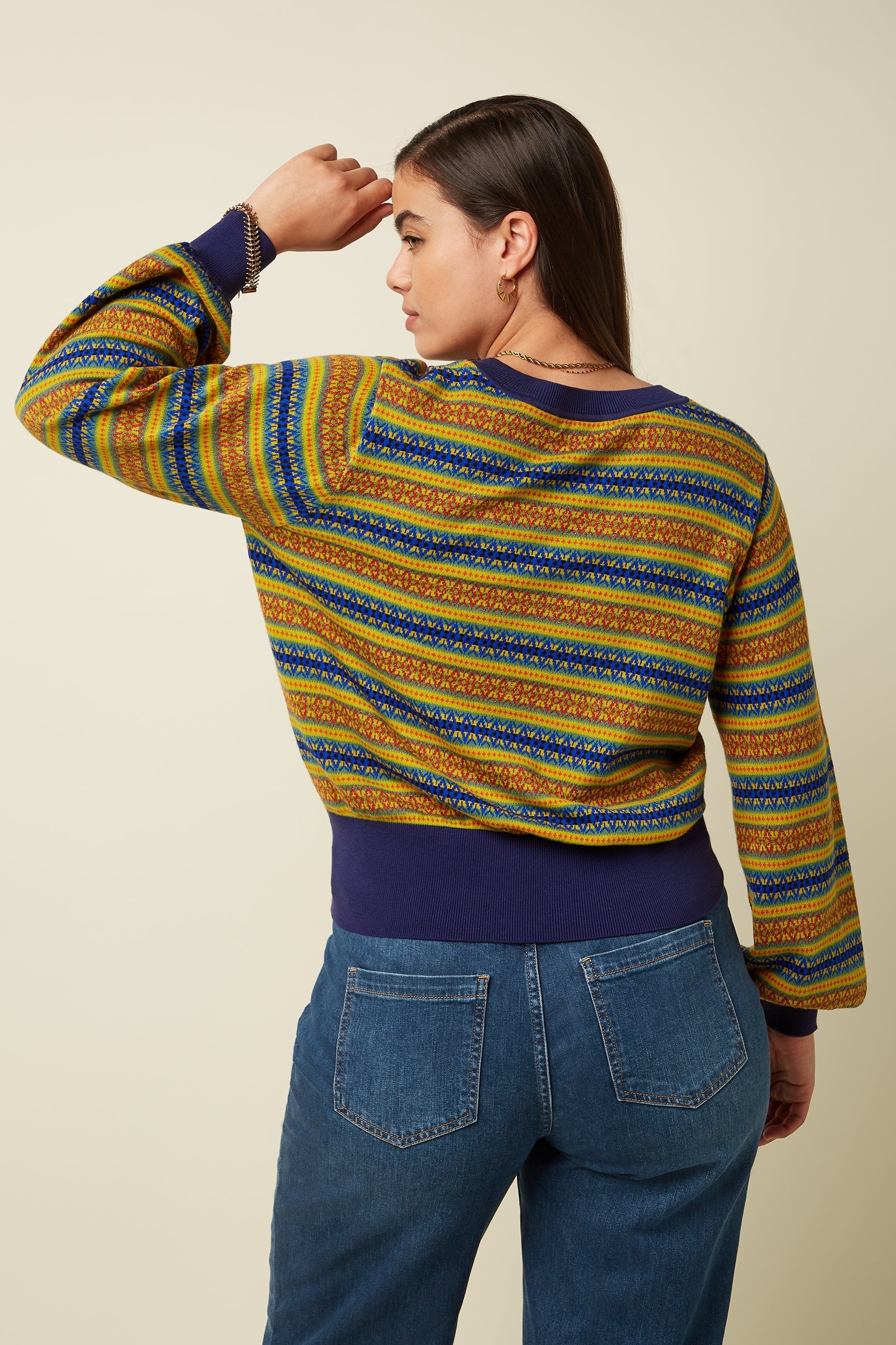 Bell Top V-Neck Rosedale
