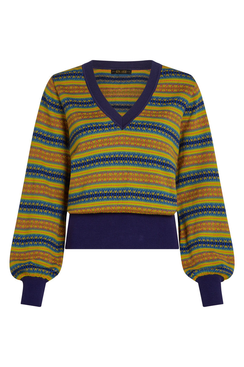 Bell Top V-Neck Rosedale