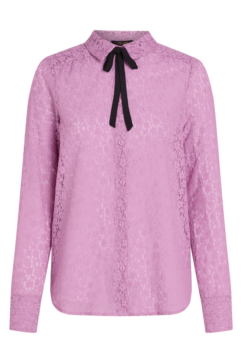 Elia Blouse Liana Lace  Crocus Lilac