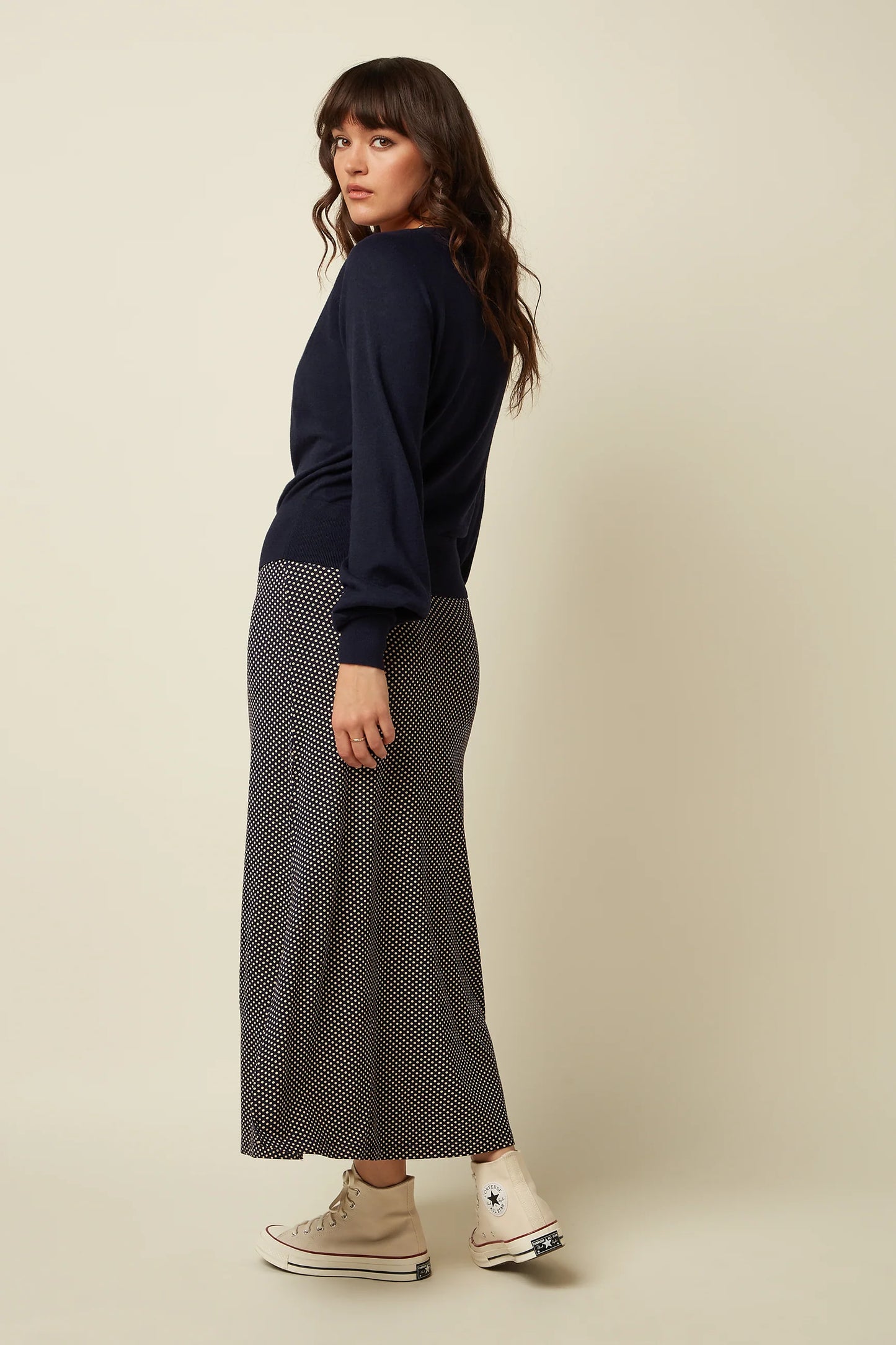 Border Midi Skirt Piper