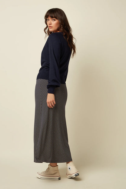 Border Midi Skirt Piper