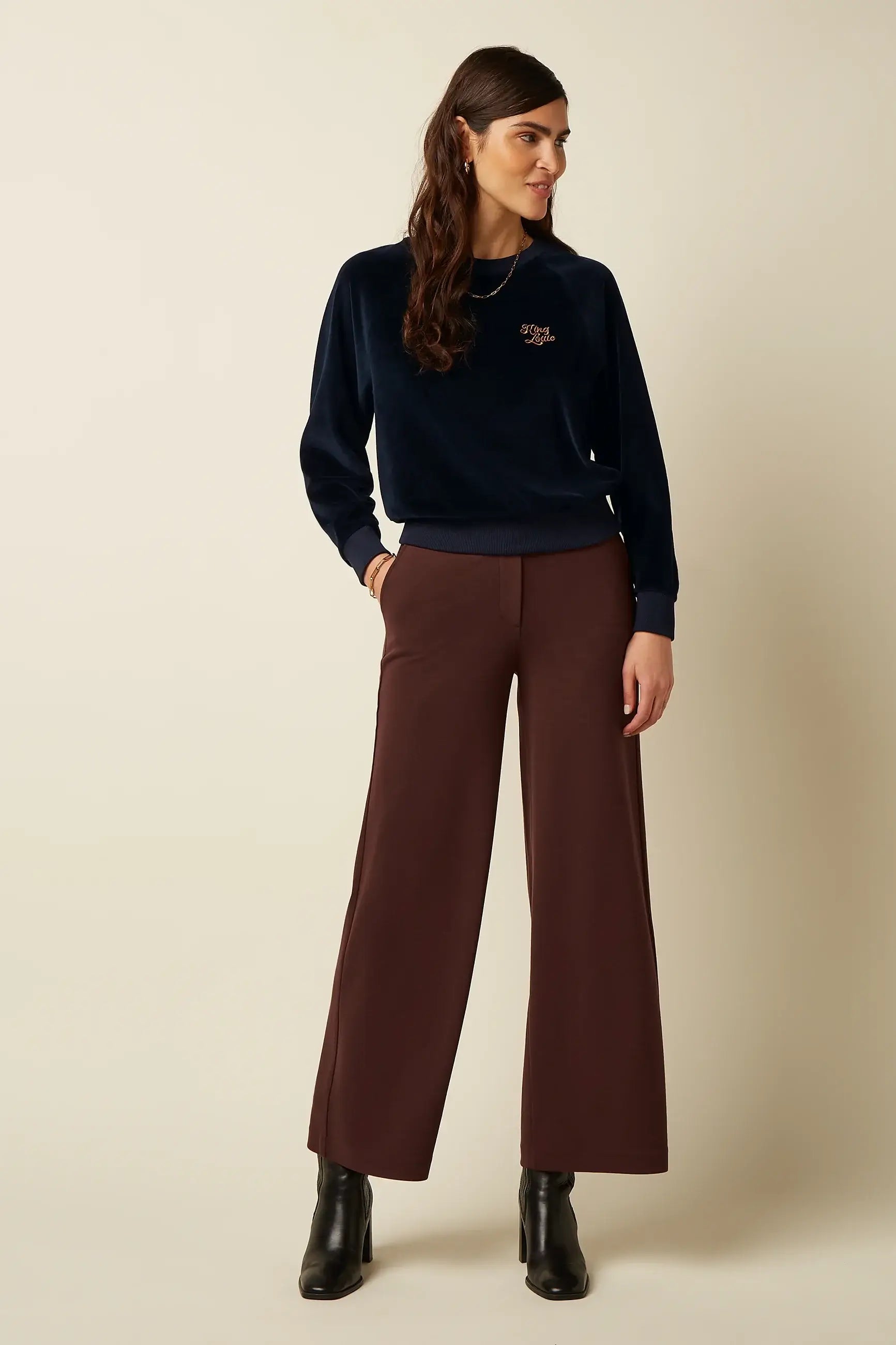 Febe Sweater Baton Velvet