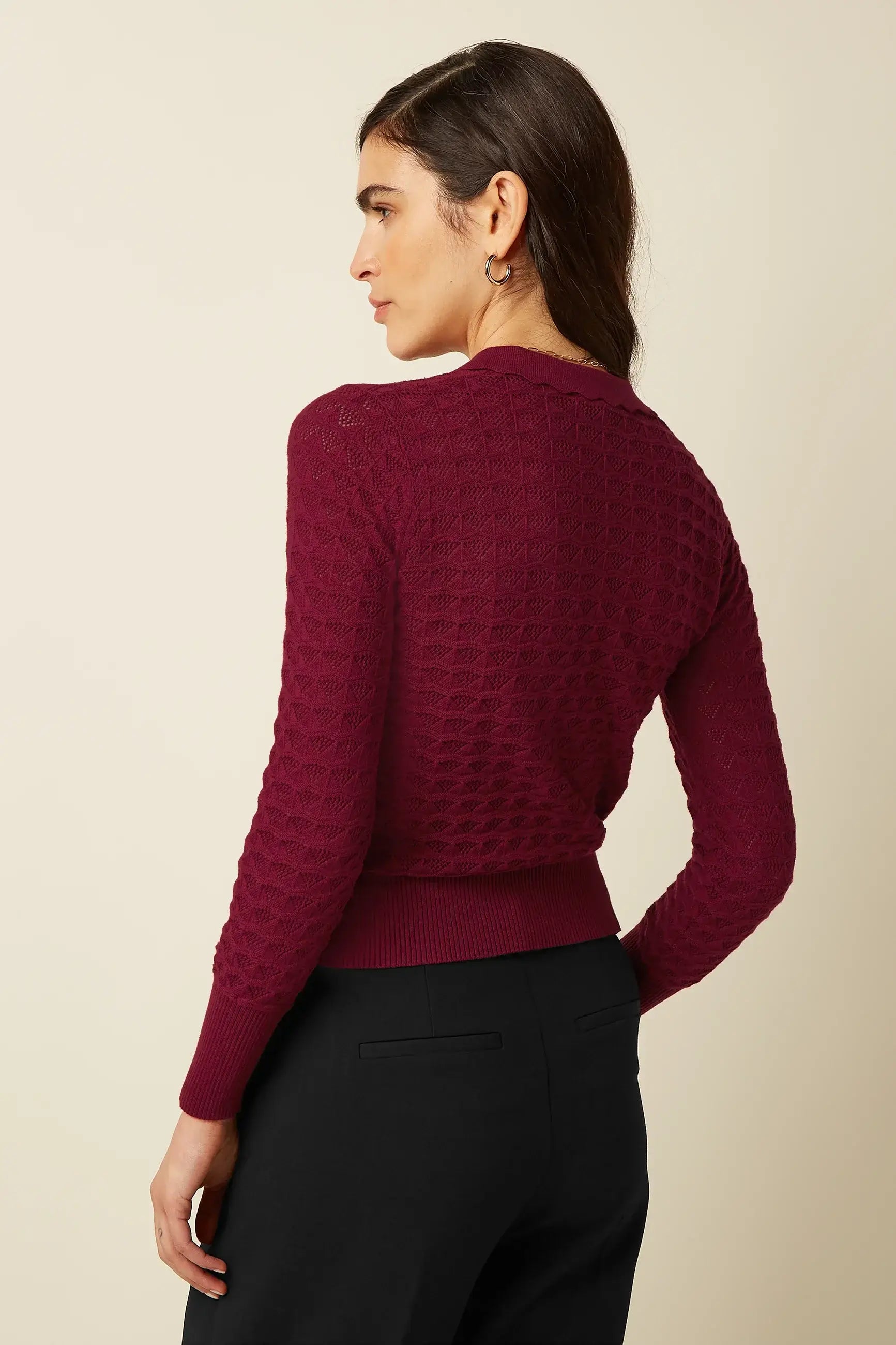 Polo Top Avel Knit
