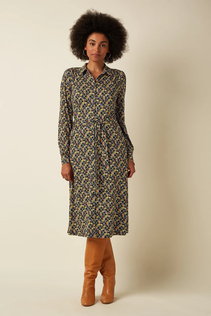 Carina jurk met bloemenprint