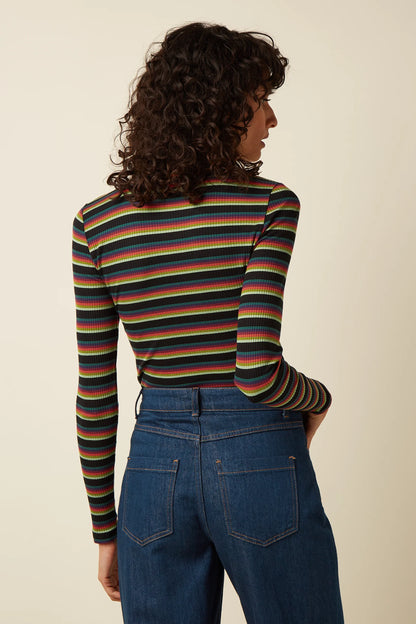 Rollneck Top Lottie Stripe