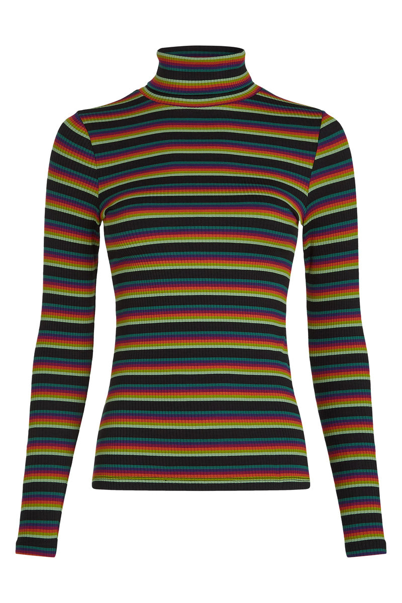Rollneck Top Lottie Stripe