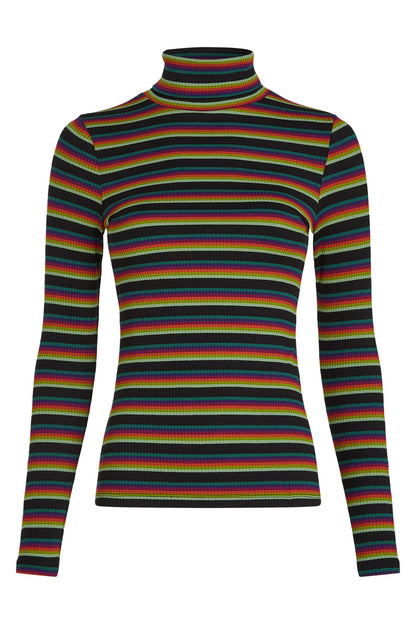 Rollneck Top Lottie Stripe