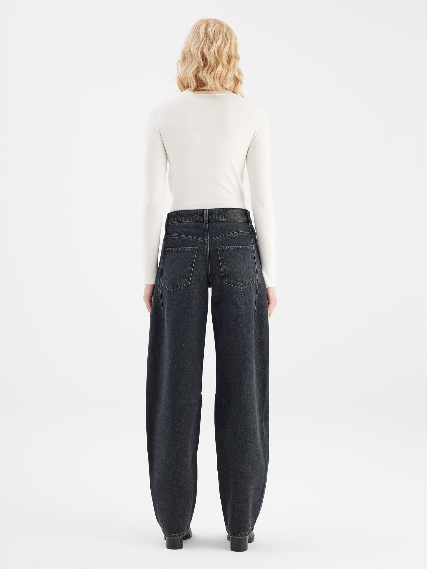 Balloon jeans in mooie zwarte kleur.