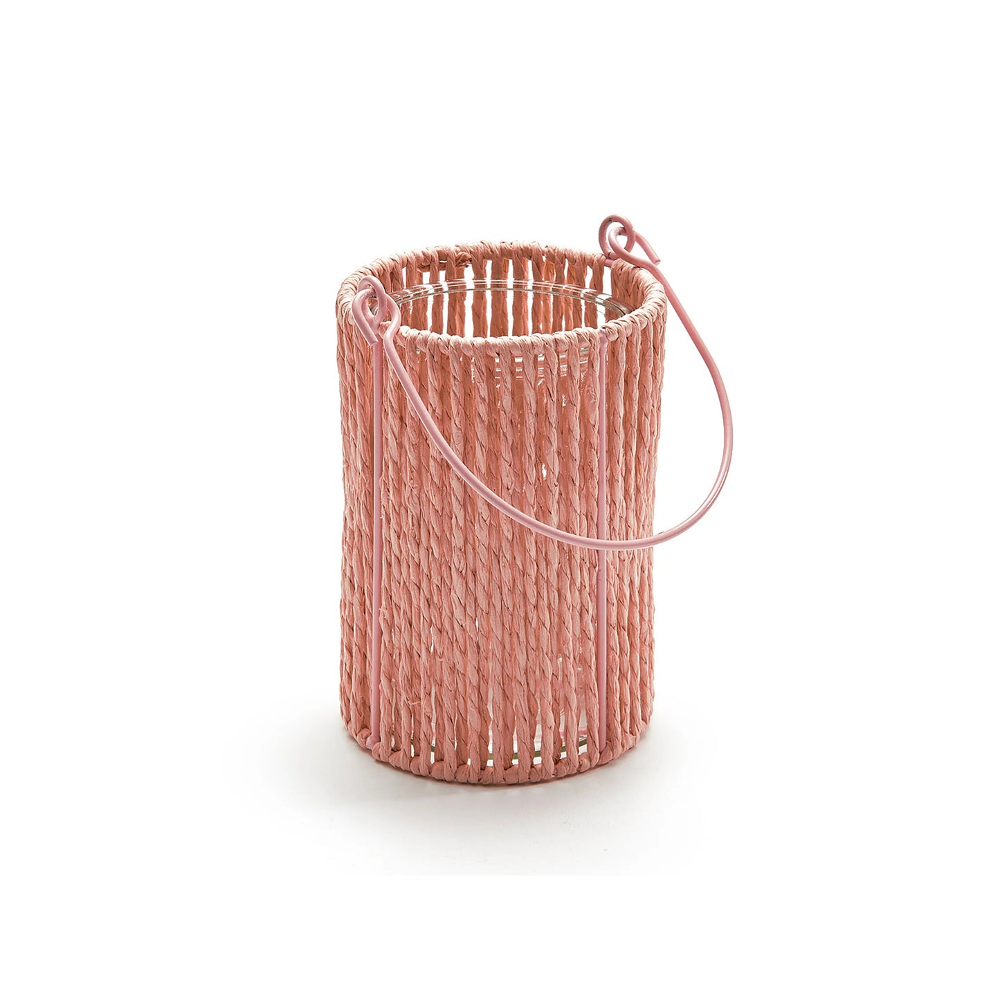 Lantaarn rond 'lumière' nude pink