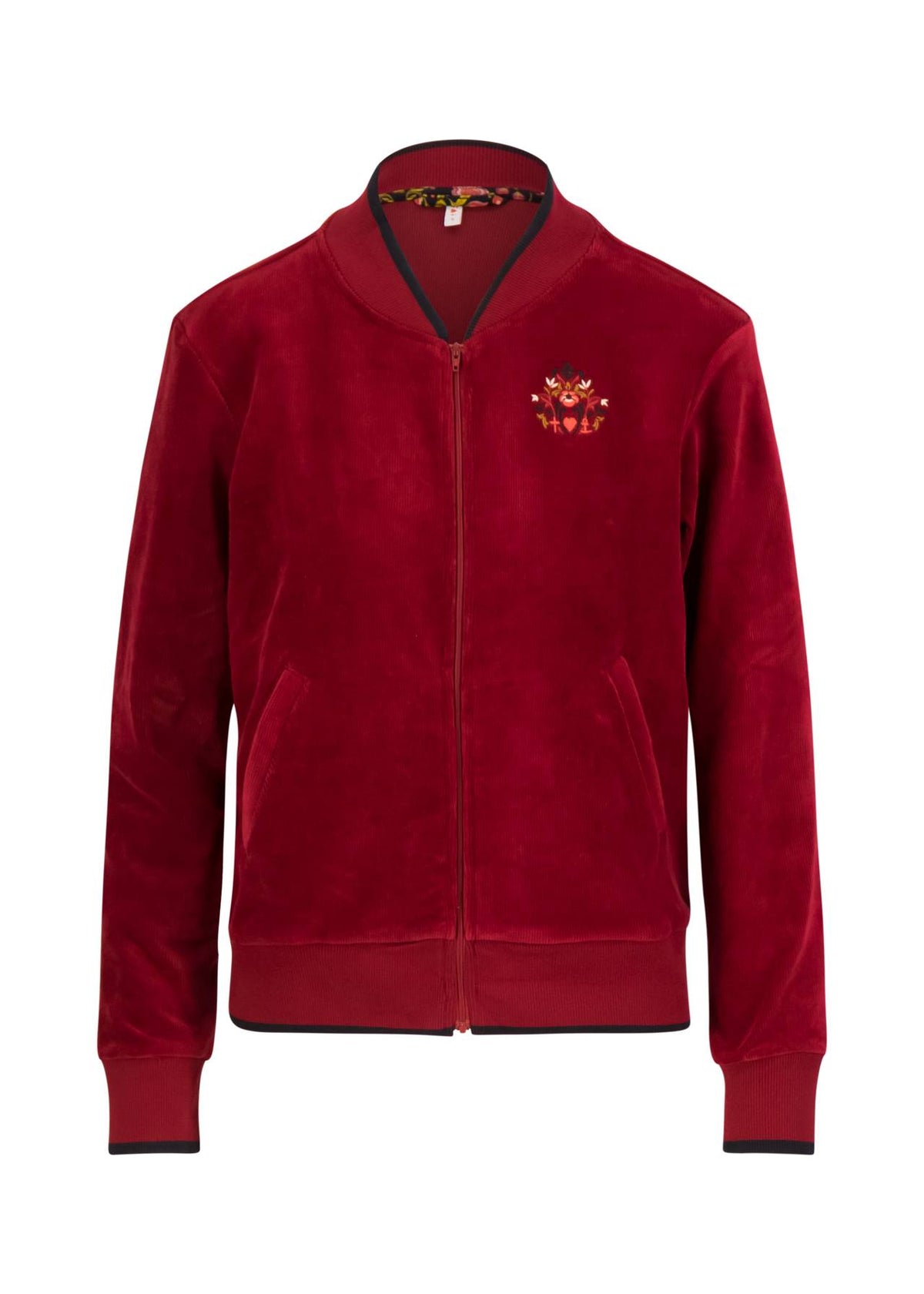 Zip jacket Global Harmony Bomber bussi baby red