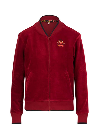Zip jacket Global Harmony Bomber bussi baby red