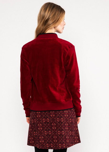 Zip jacket Global Harmony Bomber bussi baby red
