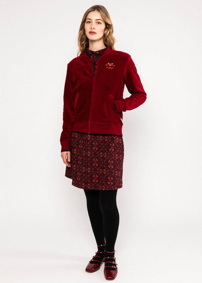 Zip jacket Global Harmony Bomber bussi baby red