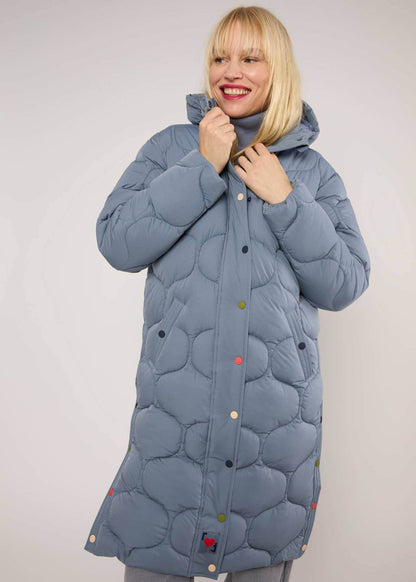 Winter Parka No Down Mister- slate haze statement - SoMuch Fashion