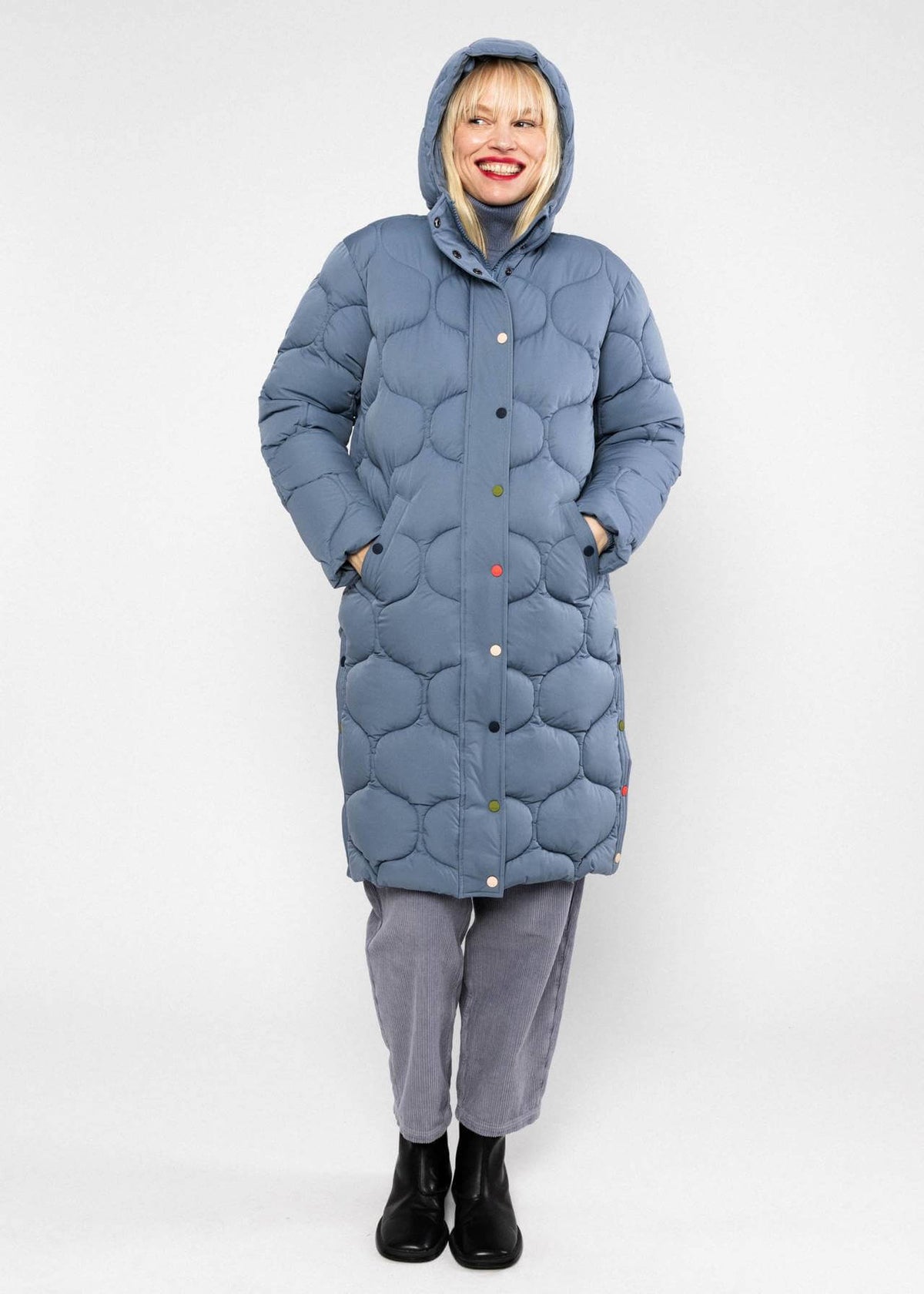 Winter Parka No Down Mister- slate haze statement - SoMuch Fashion