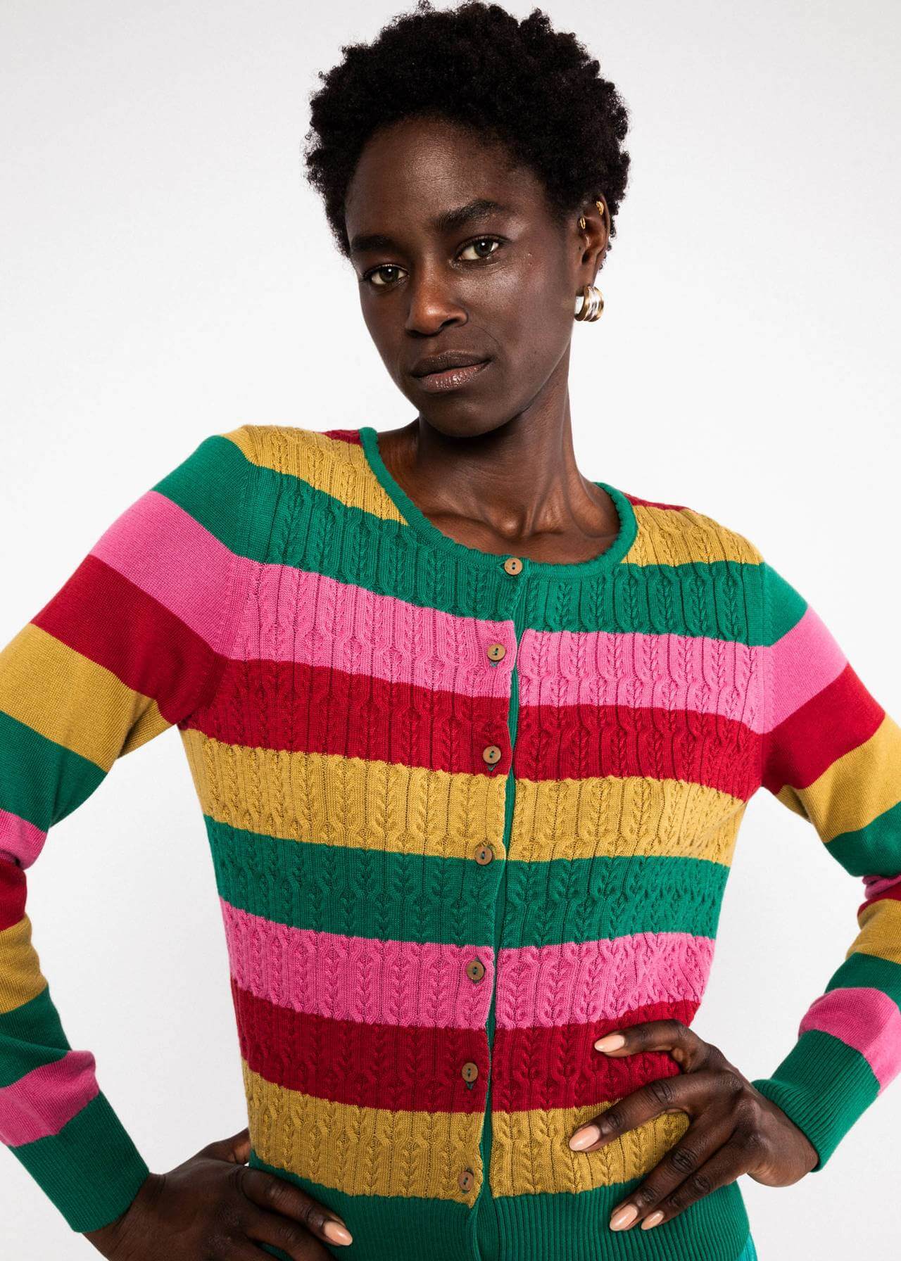 Cardigan Save the Brave Candy-biologisch katoen cardigan