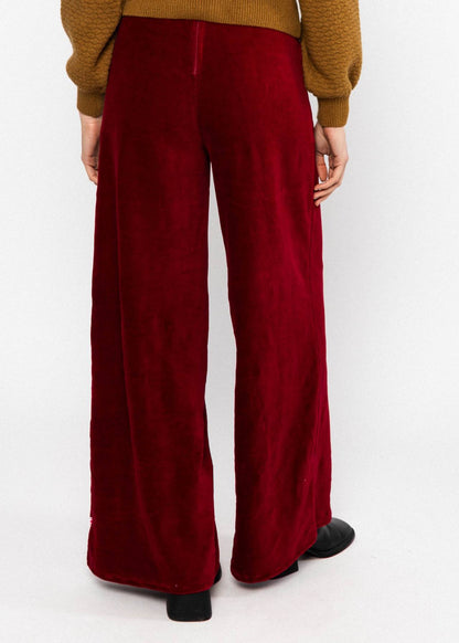 High Waist Trousers Soft and Fitted bussi baby red