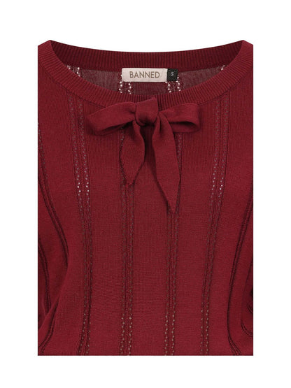 Pointelle Knit Jumper