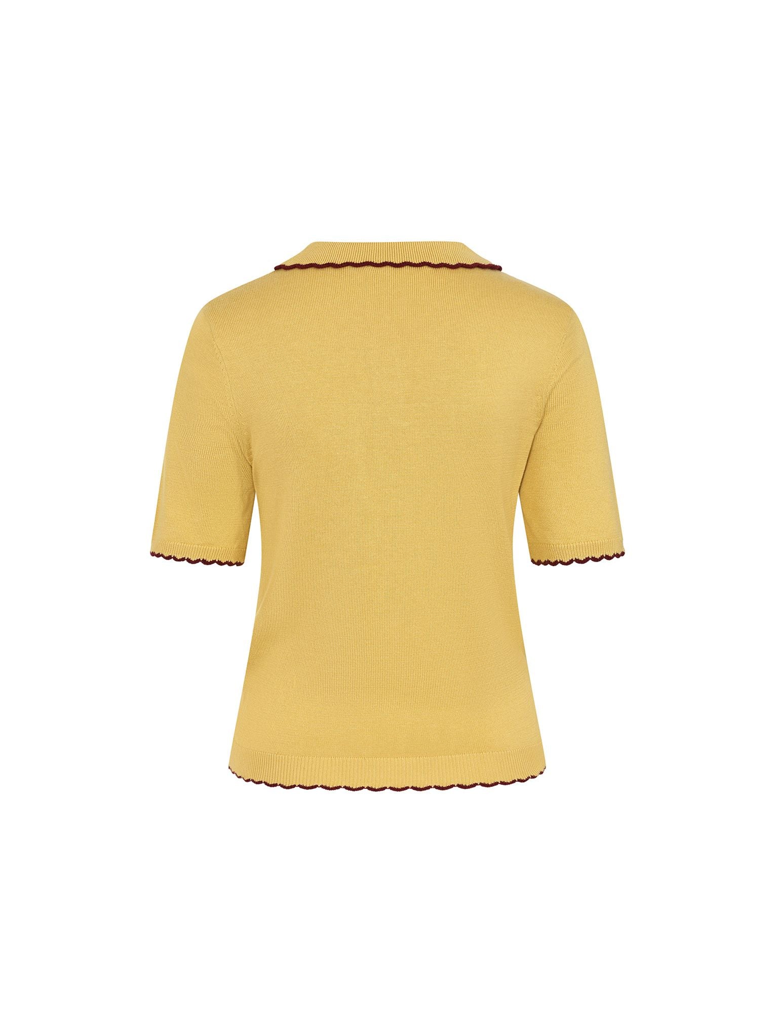 Penny Flower Cardigan-Yellow