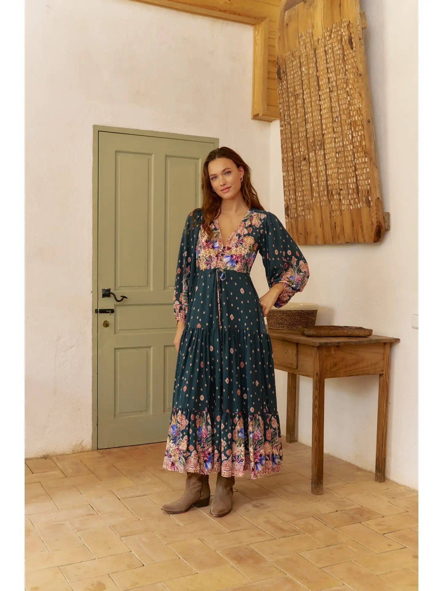 Estella Print Teresa Maxi Dress