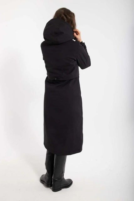 Danesandur Winter Coat Zwart