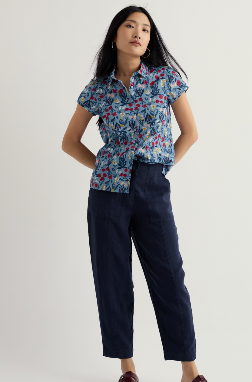Rushmaker Shirt-Spring Stems Seascape Mix