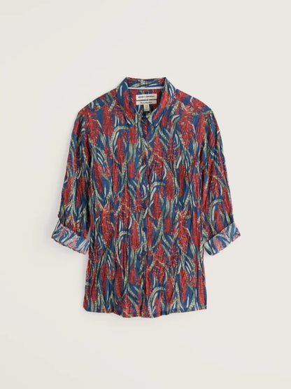 Larissa Shirt-Red Hot Poker Dusk
