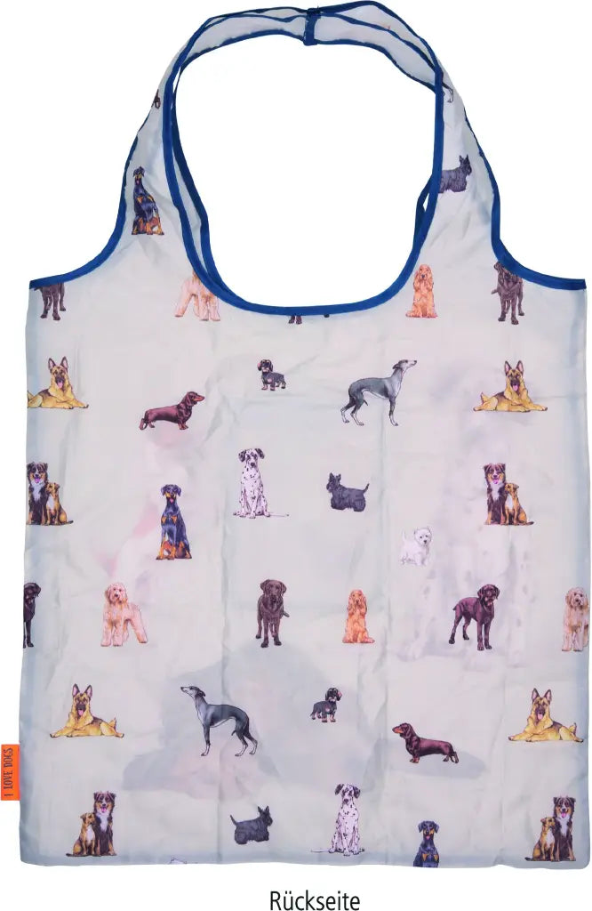 Handige tas met hondjes  print