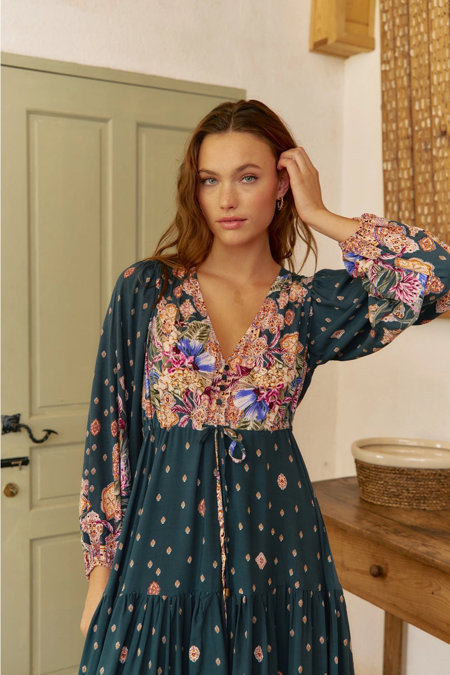 Estella Print Teresa Maxi Dress