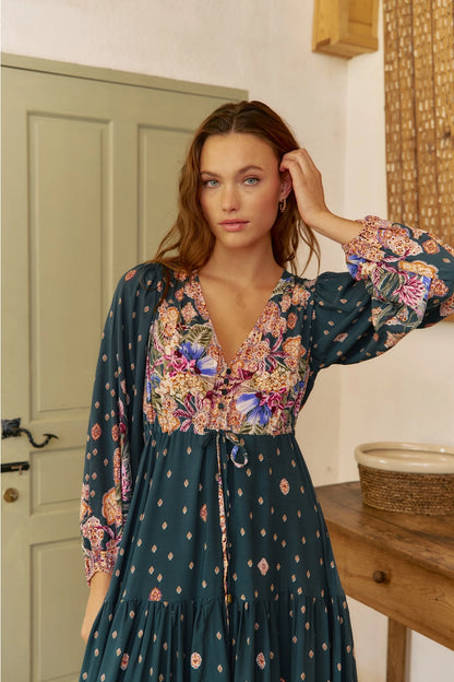 Estella Print Teresa Maxi Dress