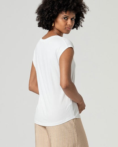 T-shirt met V-hals